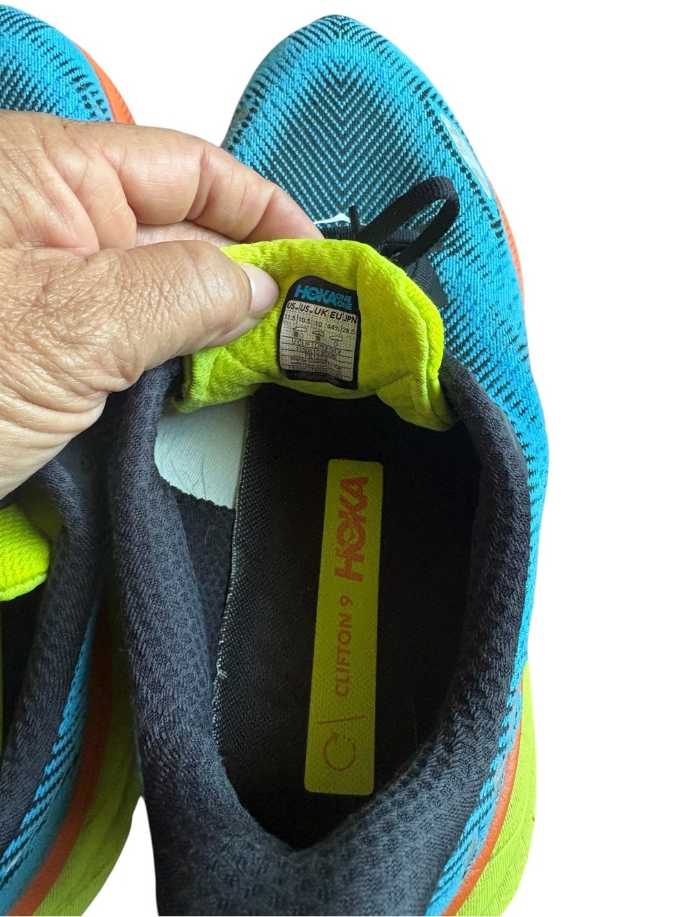 Hoka One One Clifton 9 GTX Gore-Tex Running Unisex Shoes 1150810 M11.5 W10.5 - Picture 7 of 8